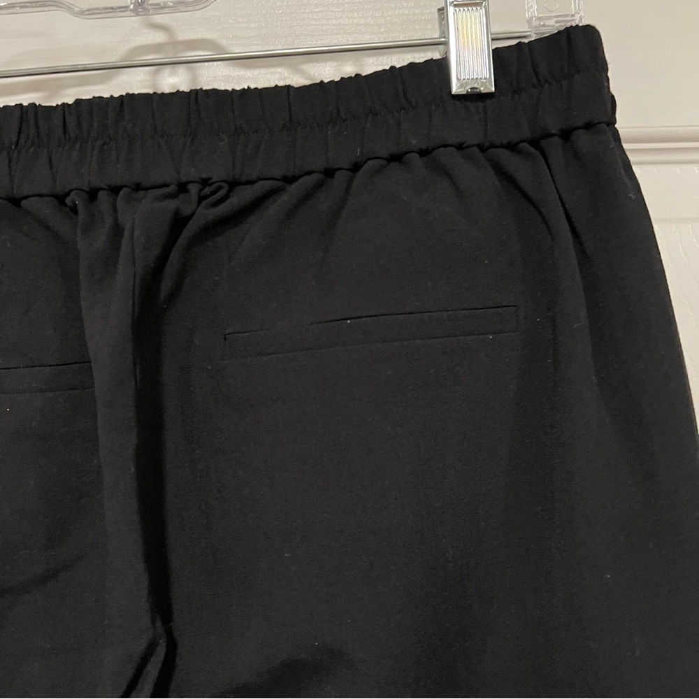 J. Crew Mercantile Black Pull On Flat Front Trouser Pants #C26 - Picture 6 of 12
